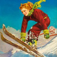 Leap Into The New Year 3 Leap by Ellen Barbara Segner 1938